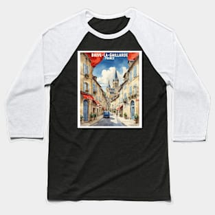 Brive La Gaillarde France Vintage Travel Poster Tourism Baseball T-Shirt